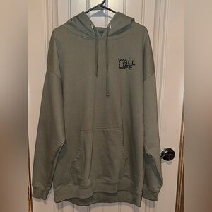 Walker Hayes Y’all Life Men’s 2x Army Green Hoodie
